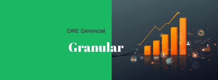 DRE gerencial indústria alimentos: margem por canal